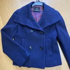 INÉD ネイビー ピーコート　イネド フランドル