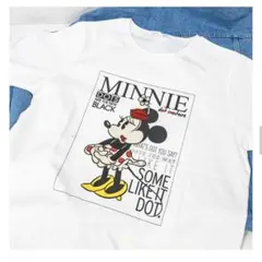 ディズニーストア　レア　限定Tシャツ　ミニーマウス　白　ホワイト　ミニーデイのサムネイル