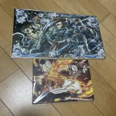 鬼滅の刃 竈門炭治郎 嘴平伊之助 我妻善逸 猗窩座 렌고쿠 쿄쥬로 色紙