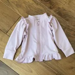 アプレ フリル付きラッシュガード ピンク 90サイズ