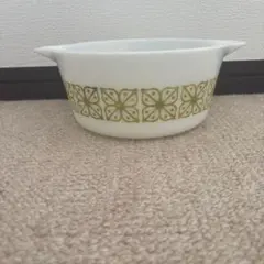 PYREX 花柄 ガラスボウル 20cm