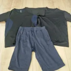 UNIQLO DRY-EX Tシャツ 140 2枚とハーフパンツ1枚セットのサムネイル