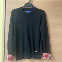 BLUE LABEL CRESTBRIDGE ブラックニット 38