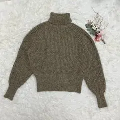 UNIQLO ユニクロ （LL)ローゲージ タートルネックセーター ニット