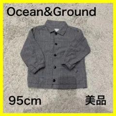 Ocean&Ground オーシャンアンドグラウンド チェックシャツ 95cm