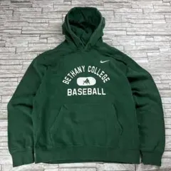 NIKE パーカー べサニー大学 カレッジロゴ スウォッシュ グリーン