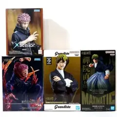 【まとめ割】 呪術廻戦 虎杖 宿儺 直哉 フィギュア ４体セット