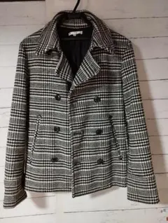 チェック柄ダブルブレストジャケット Mサイズ