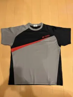 YONEX テニスTシャツ ブラック×グレー Mサイズ