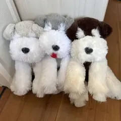 ニトリ シュナウザーのぬいぐるみ - メルカリ