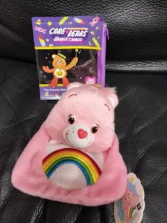 ケアベア　ポーチ　2個セット　ぬいぐるみポーチ　巾着