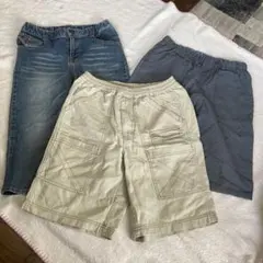 男児BOY ハーフバンツ 3枚セット サイズ140 ブランド