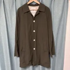 FIDELITY ステンカラーコート　ダークオリーブ