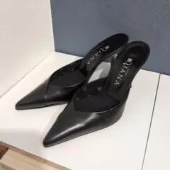 DIANA ブラック ハイヒール ポインテッドトゥ