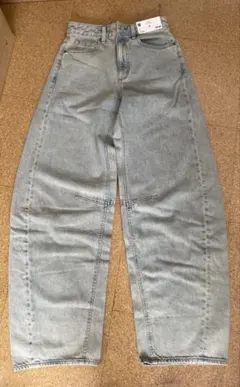 GU バレルレッグジーンズ+EC(丈長め) 62 BLUE M