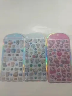 【国内正規品】コットンパフィーシール3枚セット