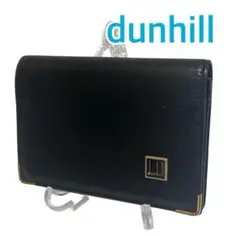 dunhill ダンヒル　レザー　名刺入れ　ブラック