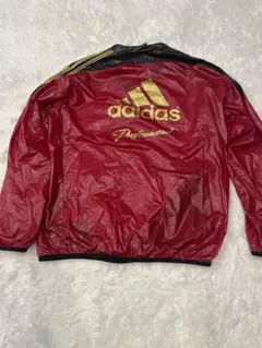 アディダスプロフェッショナル ウィンドブレーカー ピステ L 野球 赤黒金 野球
