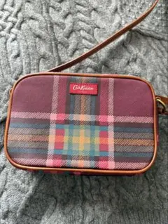 チェック柄　ミニショルダーバッグ