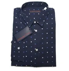 Trussardi トラサルディジーンズ 長袖シャツ 水玉 38 ルーマニア製のサムネイル