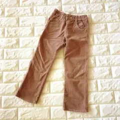 【匿名配送】べべ《110》コーデュロイパンツ　ロゴ刺繍