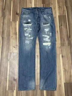 mnml スキニーデニム ブルー UK drip US drip 36inch - メルカリ
