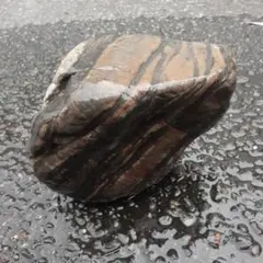 天然石 縞模様 観賞石 水石瀬田虎石 天然石 鑑賞石 水石 盆石 庭石瀬田虎石 - メルカリ
