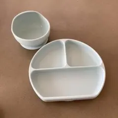 ライトブルー ベビー用食器 セット