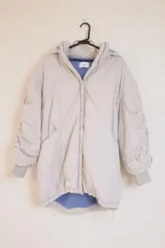 MURUA ボリュームコクーンブルゾン F アイボリー 中綿 冬アウター