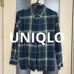 UNIQLO チェック柄 長袖シャツ