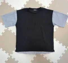 AZUL BY MOUSSY 切替デザインTシャツ ブラック L