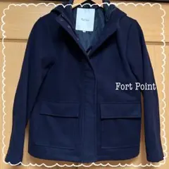 【状態◎】Fort Point フード付きネイビージャケット