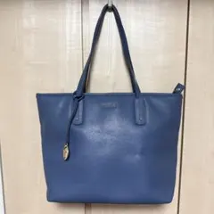 【期間限定価格】FURLA トートバッグ ブルー チャーム付きのサムネイル