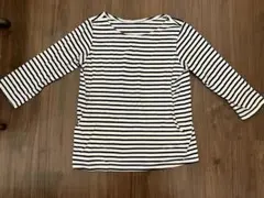 西松屋　授乳用Tシャツ　長袖　授乳　ボーダー