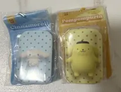 サンリオキャラクターズ　スクエア缶バッジ＆カバー