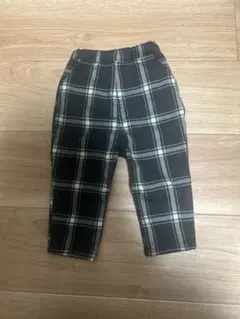 petit main チェック柄パンツ 90