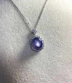 アメジスト 紫水晶 ペンダントトップ パープルストーン 上品 キラキラ