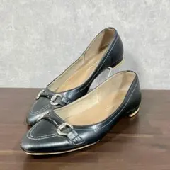 アルテミスバイダイアナ　トゥシューズスタイル　パンプス　23.5cm　ブラック