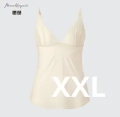 ユニクロ マメクロゴウチ mame シアーキャミソール XXL ナチュラル 新品