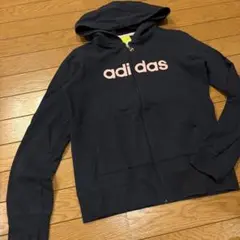 adidas スウェット ジップアップパーカー