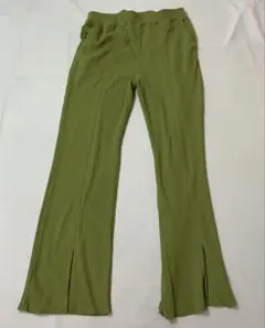 ニコアンド リブパンツ イージーパンツ L