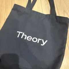 Theory ロゴ入り 黒 トートバッグ