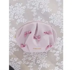 メゾンドフルール　メゾフル リボンポーチ ピンク