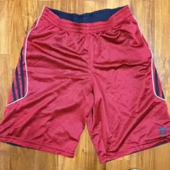 adidas リバーシブル ハーフパンツ レッド ブラックのサムネイル