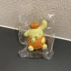 ポムポムプリン　マイカラーフィギュア　かぼちゃオレンジ　カプセルトイ