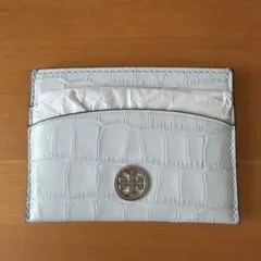 Tory Burch Robinson Embossed カードケース