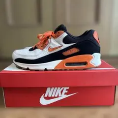 Nike Air Max 90 ホワイト/ブラック/オレンジ