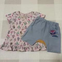 それいけ！アンパンマン 半袖Tシャツ＆ハーフパンツ セット　90