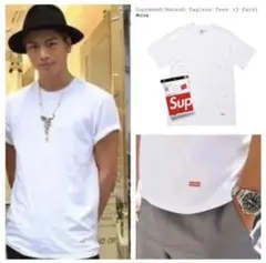 t*u様 【美品】supreme Hanes tシャツ Lサイズ 登坂広臣着用モ