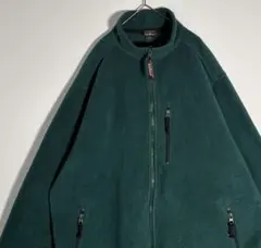 L.L.Bean エルエルビーン フリースジャケット 無地　グリーン